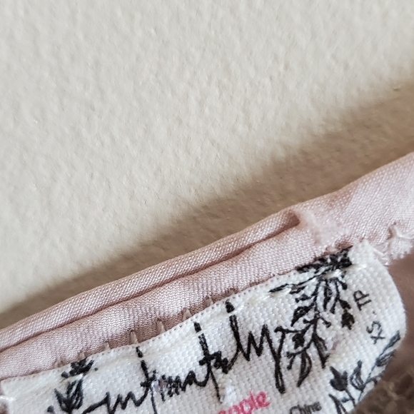 Free People Womens Lace Inset Cami Tank Top, Beige, X-Small - Picture 9 of 9